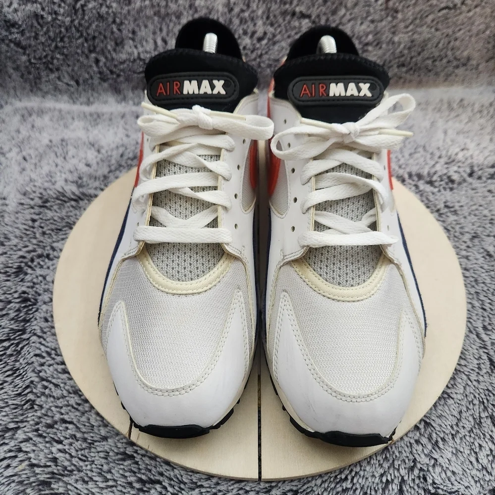 Nike Air‎ Max 93 OG Retro White Habanero Red Blue Mens Size 9 - Picture 3 of 9